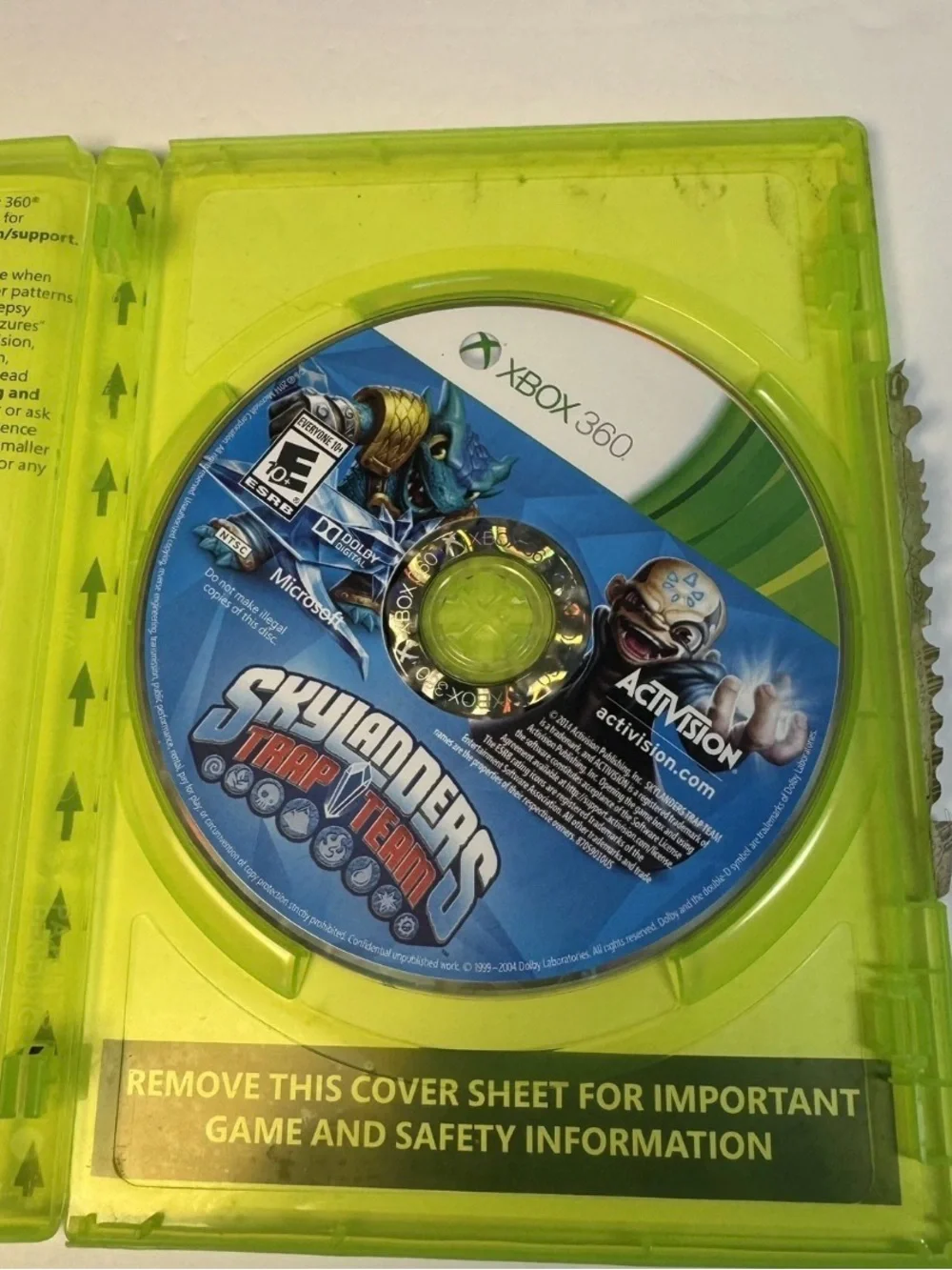 Skylanders Trap Team Xbox 360 Video Game Activision Tested Working